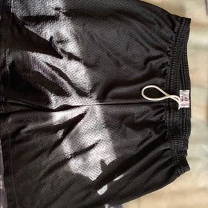 Black basketball shorts